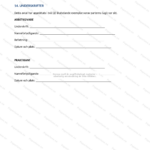 Sida 5 av praktikavtal i A4-format med villkorstext och underskriftsfält