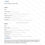 Första sidan av ett A4-samboavtal: textdokument med rubrik, avsnittstext och plats för underskrifter.