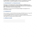 Sida 4 av säsongsanställningsavtal (A4) med avtalstext, paragrafer och underskriftsfält