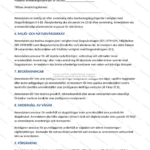 Tredje A4-sida av skogsarrendeavtal med löpande text och underskriftsfält