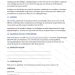 Sida 4 av skogsarrendeavtal i A4-format, textdokument med villkor, paragrafer och utrymme för underskrifter