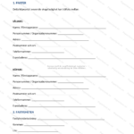 Första sidan av skogsfastighetsköpeavtal på A4-papper med text och rubriker