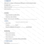 Andra sidan av ett A4-skuldebrev med tryckt text, handskrivna anteckningar och underskrift