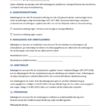 Tredje sidan av ett A4-format sommarjobbsavtal med text, avtalsvillkor och underskriftsfält