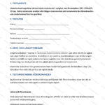 Första sidan av ett testamente på A4-papper, utskrivet dokument med text