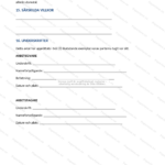 Sida 5 av ett A4-tillsvidareanställningsavtal med avtalsvillkor och underskrifter