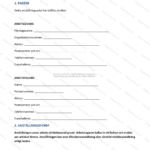 Första sidan av timanställningsavtal i A4-format, textdokument med rubriker, paragrafer och plats för underskrift.