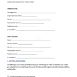 Första sidan av timanställningsavtal i A4-format, textdokument med rubriker, paragrafer och plats för underskrift.