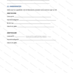 Fjärde sidan av ett tystnadspliktsavtal i A4-format, tryckt text med paragrafer och underskriftsrad