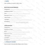 Första sidan av ett underleverantörsavtal i A4-format, skannad/skalad sida med text och rubriker