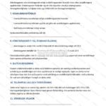 Tredje sidan av ett uppsägningsavtal i A4-format, tryckt text med punkter, underskriftsfält och eventuella stämplar