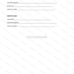 Skalad A4-sida (sida 4) av uppsägningsavtal med löpande text och underskrifter