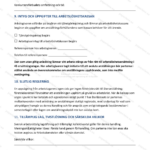 Skalad A4-sida (sida 4) av uppsägningsavtal med löpande text och underskrifter