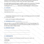 Sida 5 av A4-varumärkeslicensavtal, foto av utskrivet dokument med paragrafer och löpande text