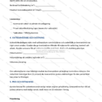 Andra sidan av ett A4-vattenavtal, skannad sida med text, tabeller och underskrifter