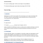 Sida 3 av visstidsanställningsavtal (A4), utskrivet avtal med text, rubriker och avtalsvillkor