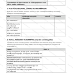 Tredje sidan av brandskyddsdokumentationen, med checklistan för hotell.